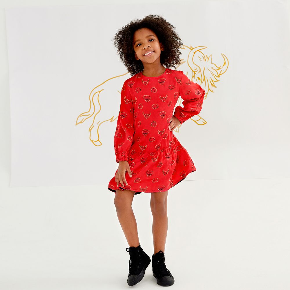 Red kenzo dress new arrivals