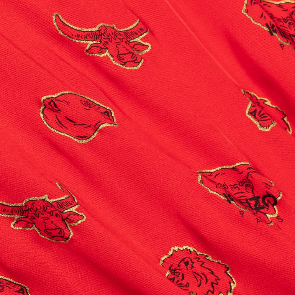 KENZO KIDS - Red Elephant & Ox Dress | Childrensalon Outlet