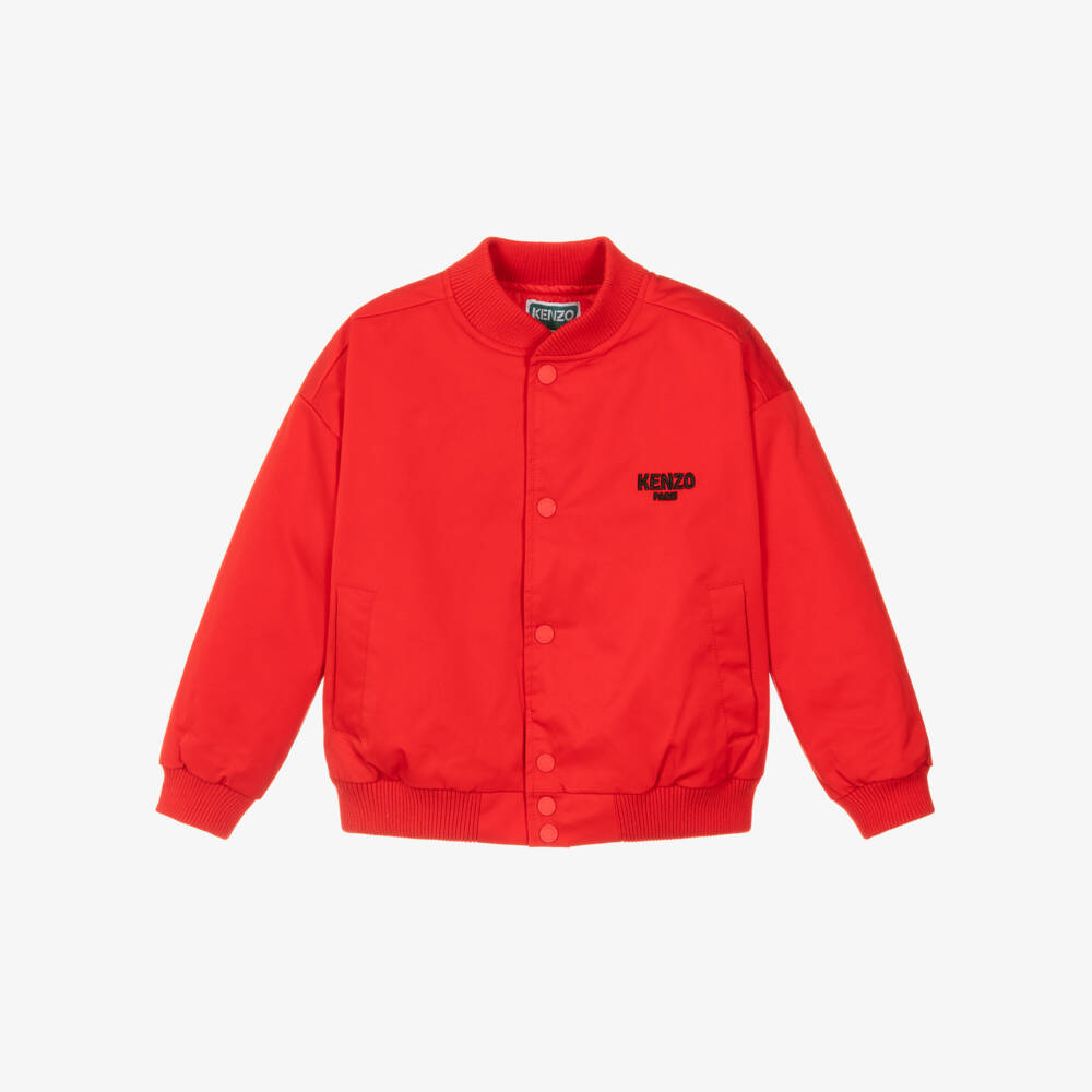 KENZO KIDS-Red Horses Bomber Jacket | Childrensalon Outlet