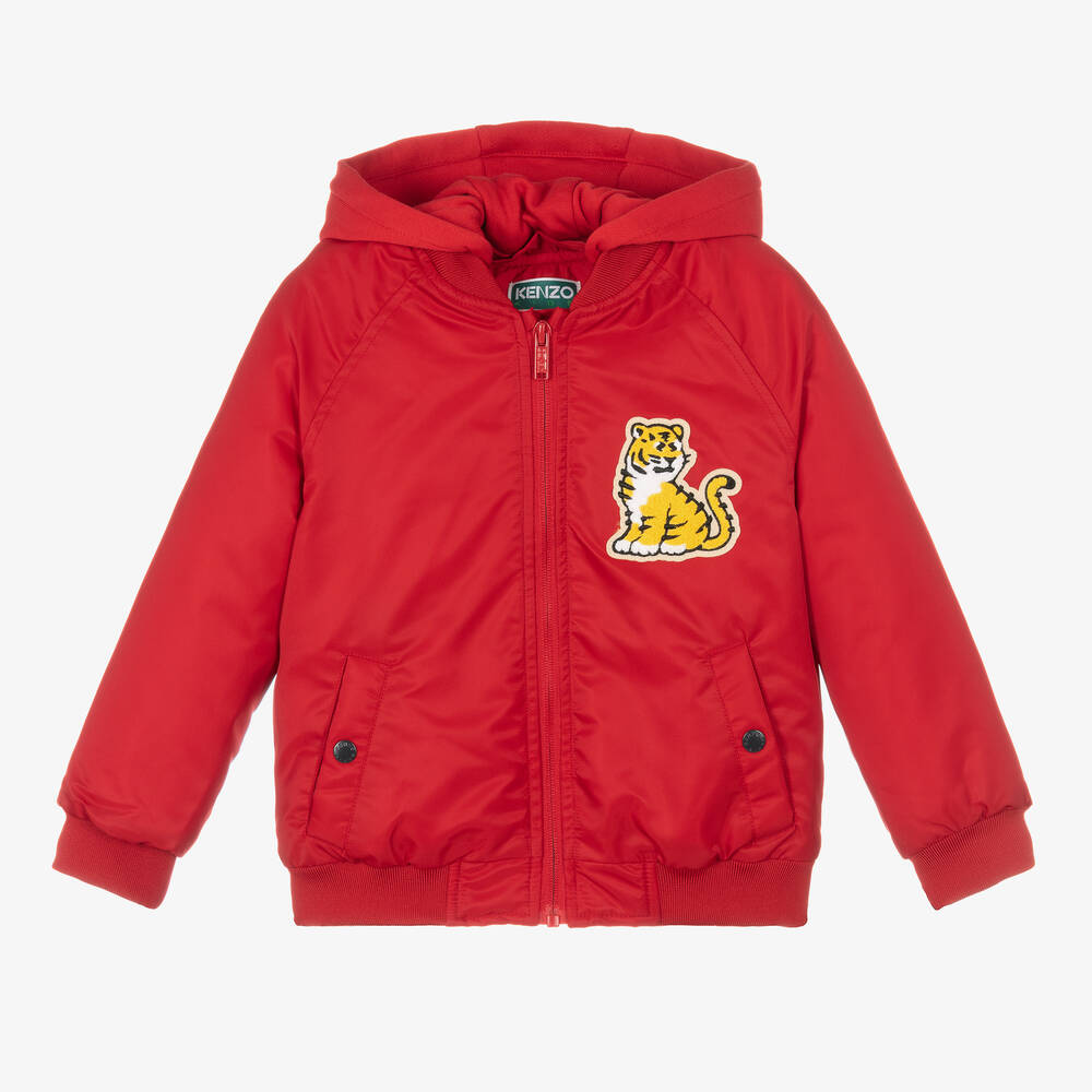 KENZO KIDS - Красная куртка-бомбер KOTORA | Childrensalon