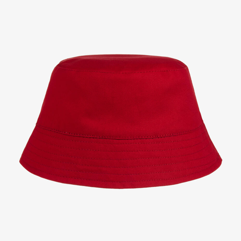 KENZO KIDS Red KOTORA Bucket Hat