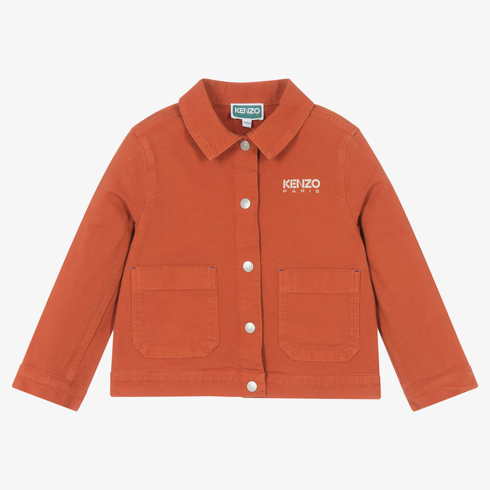 KENZO KIDS - Red Kotora Tiger Cotton Jacket | Childrensalon