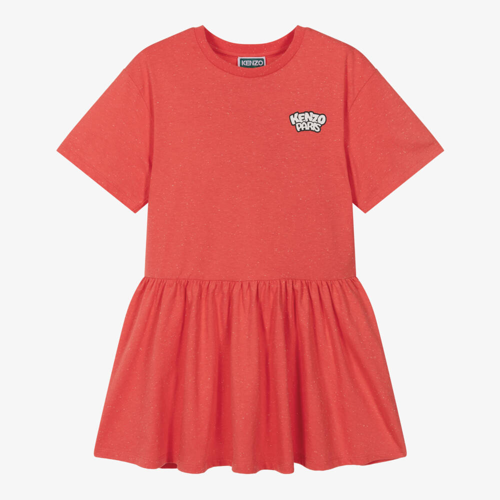 KENZO KIDS-Red Panda Dress | Childrensalon Outlet