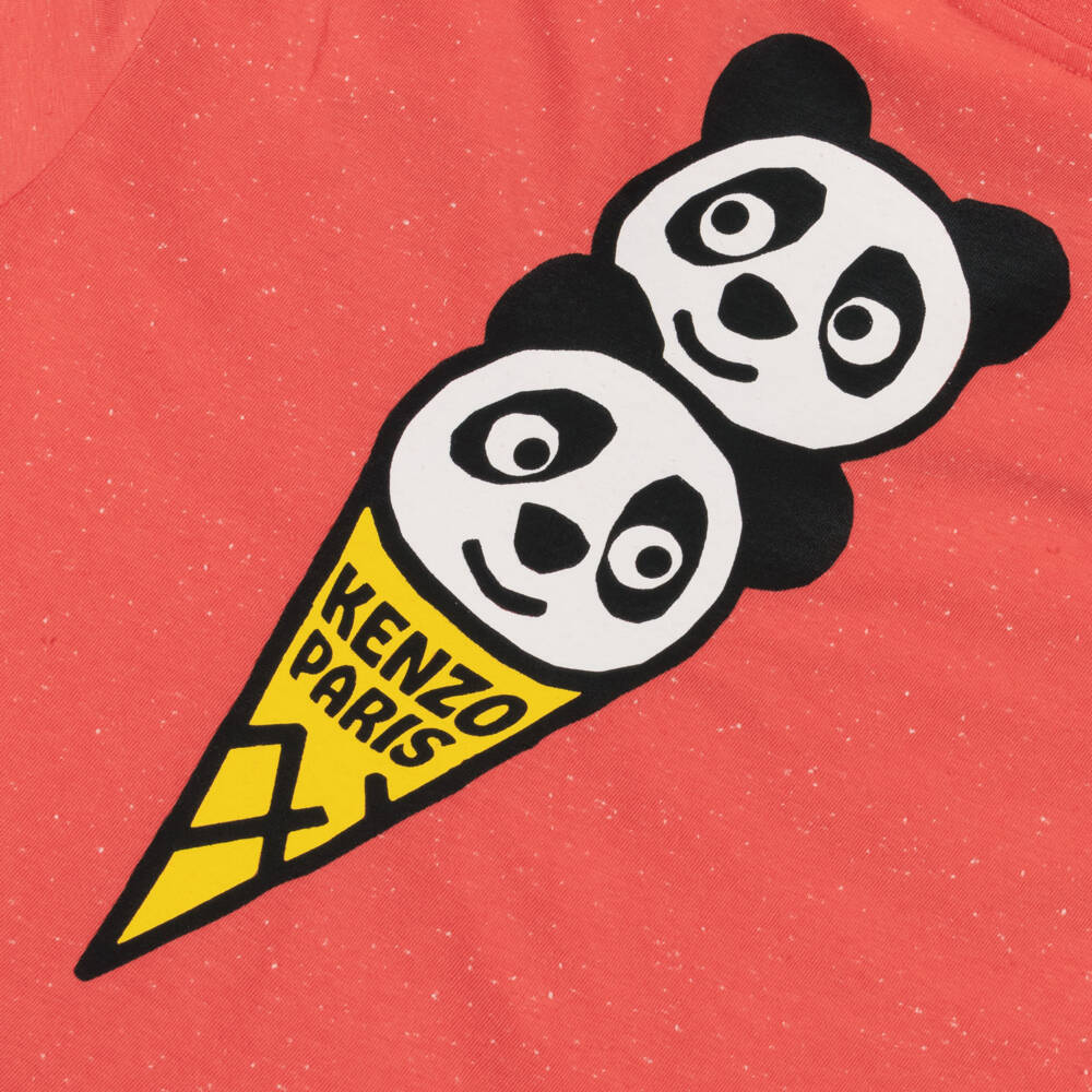 KENZO KIDS-Red Panda Dress | Childrensalon Outlet