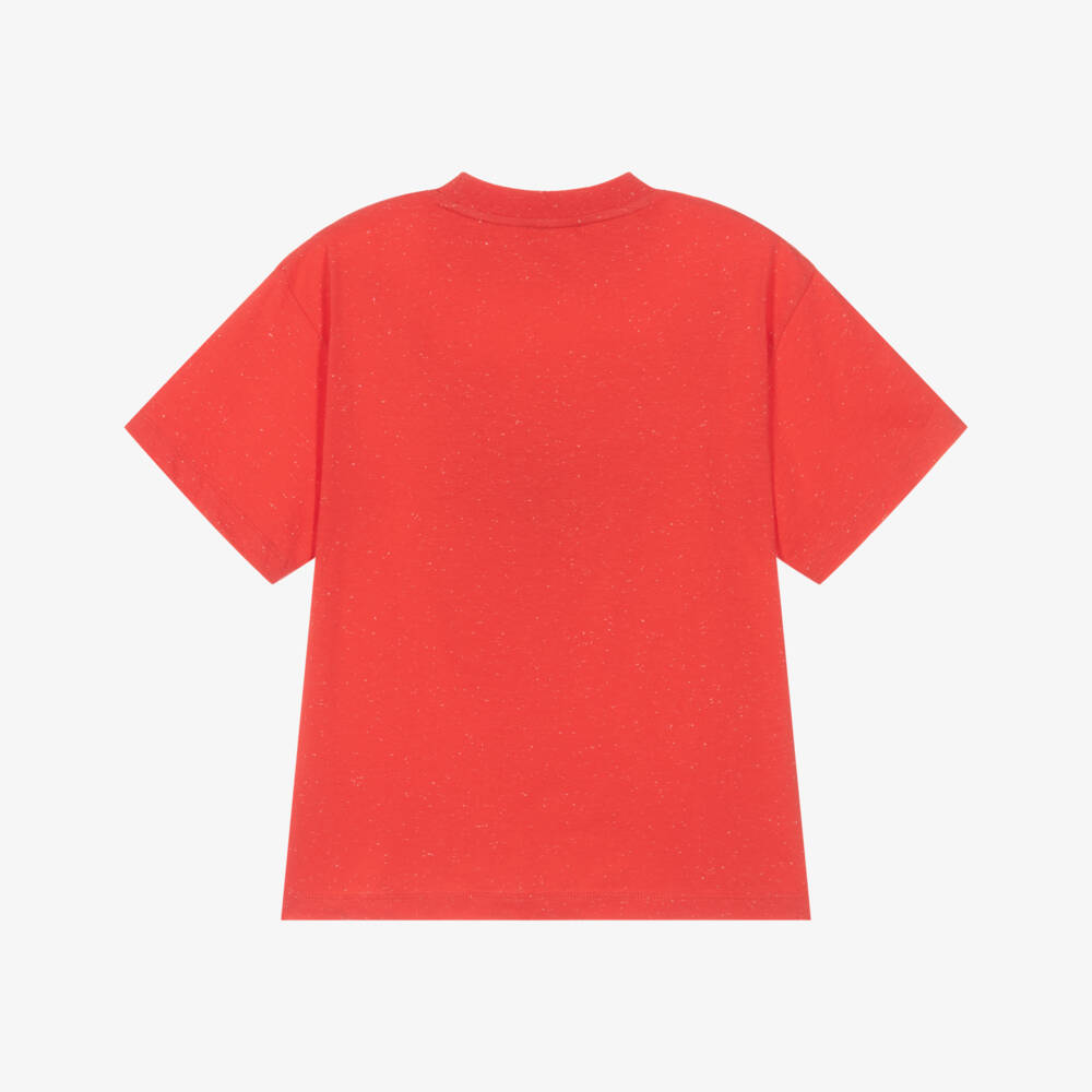 KENZO KIDS-Red Tiger Logo T-shirt | Childrensalon Outlet