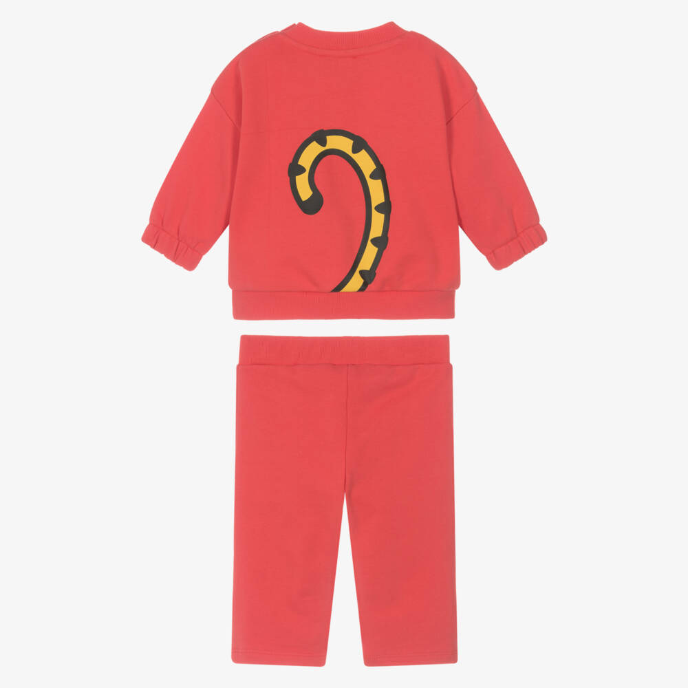 KENZO KIDS-Red Tiger Logo Tracksuit | Childrensalon Outlet