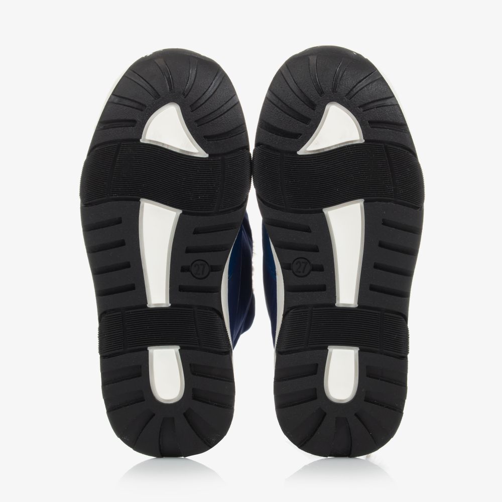 KENZO KIDS-Teen Blue Logo Snowboots | Childrensalon Outlet