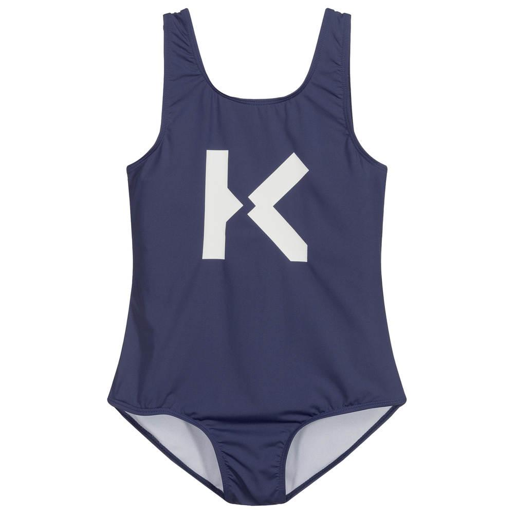 KENZO KIDS - Blauer Teen Badeanzug | Childrensalon