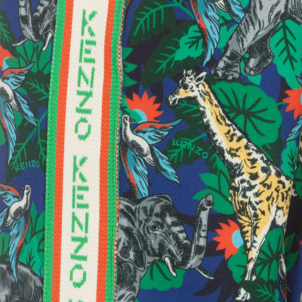 KENZO KIDS-Teen Boys Blue & Green Joggers | Childrensalon Outlet