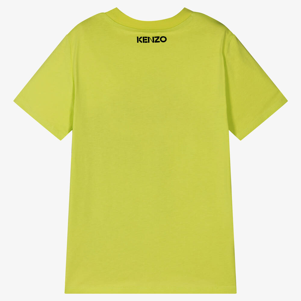Lime green kenzo shirt deals