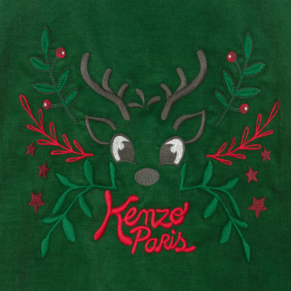 KENZO ミントグリーン ファーショートジャケット ジャケット