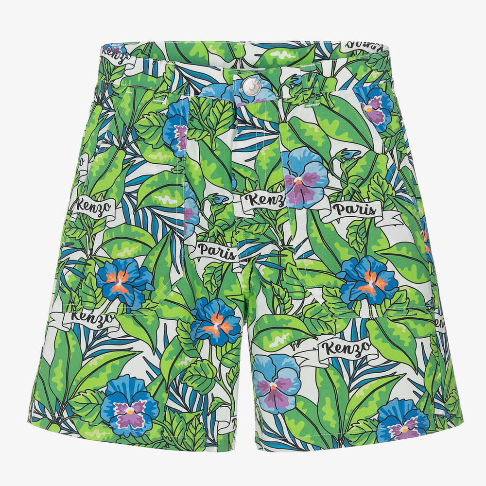 Flower print shorts clearance