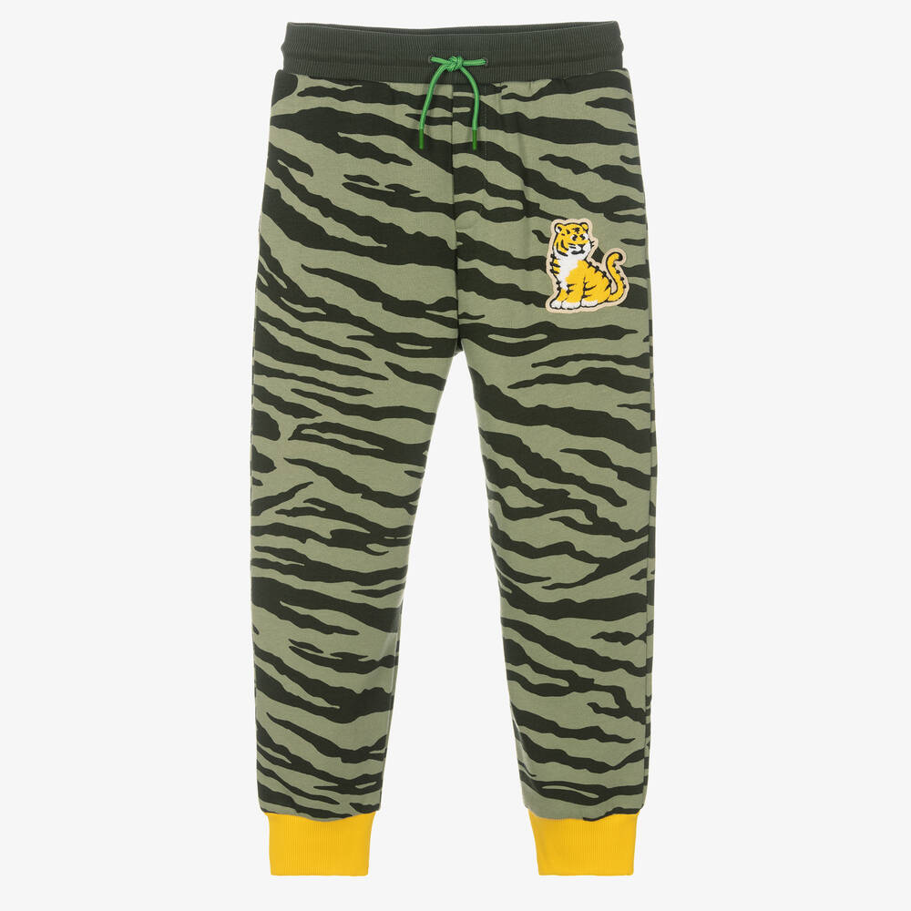 KENZO KIDS - Teen Boys Green KOTORA Joggers | Childrensalon