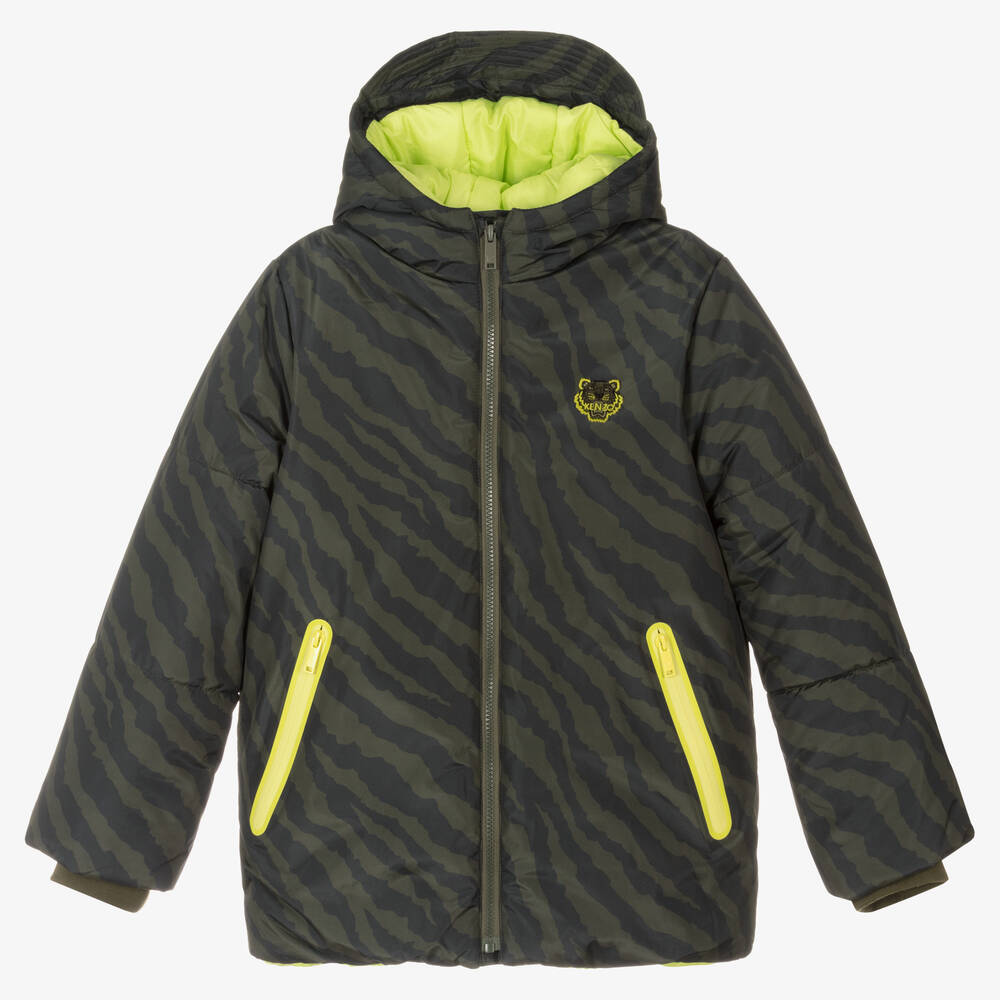 KENZO KIDS - Grüne Teen Steppjacke (J) | Childrensalon