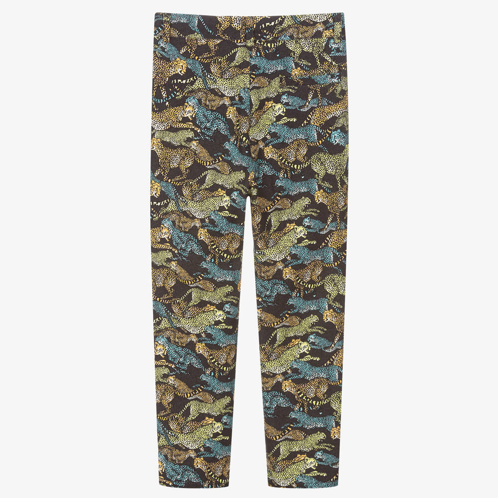 KENZO KIDS-Teen Boys Grey Cotton Trousers | Childrensalon Outlet