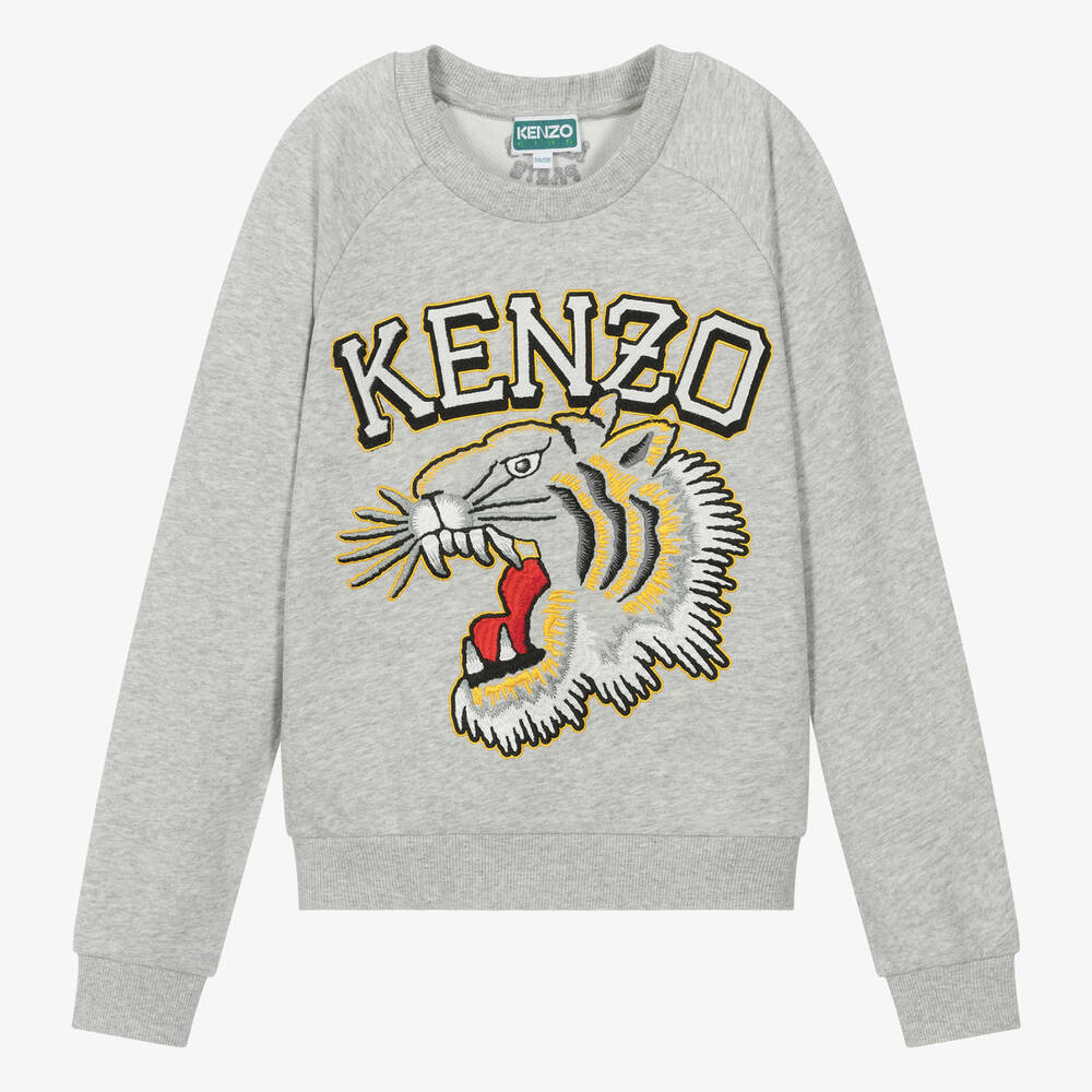 Kenzo Kids Grey Sweatshirt for Boys