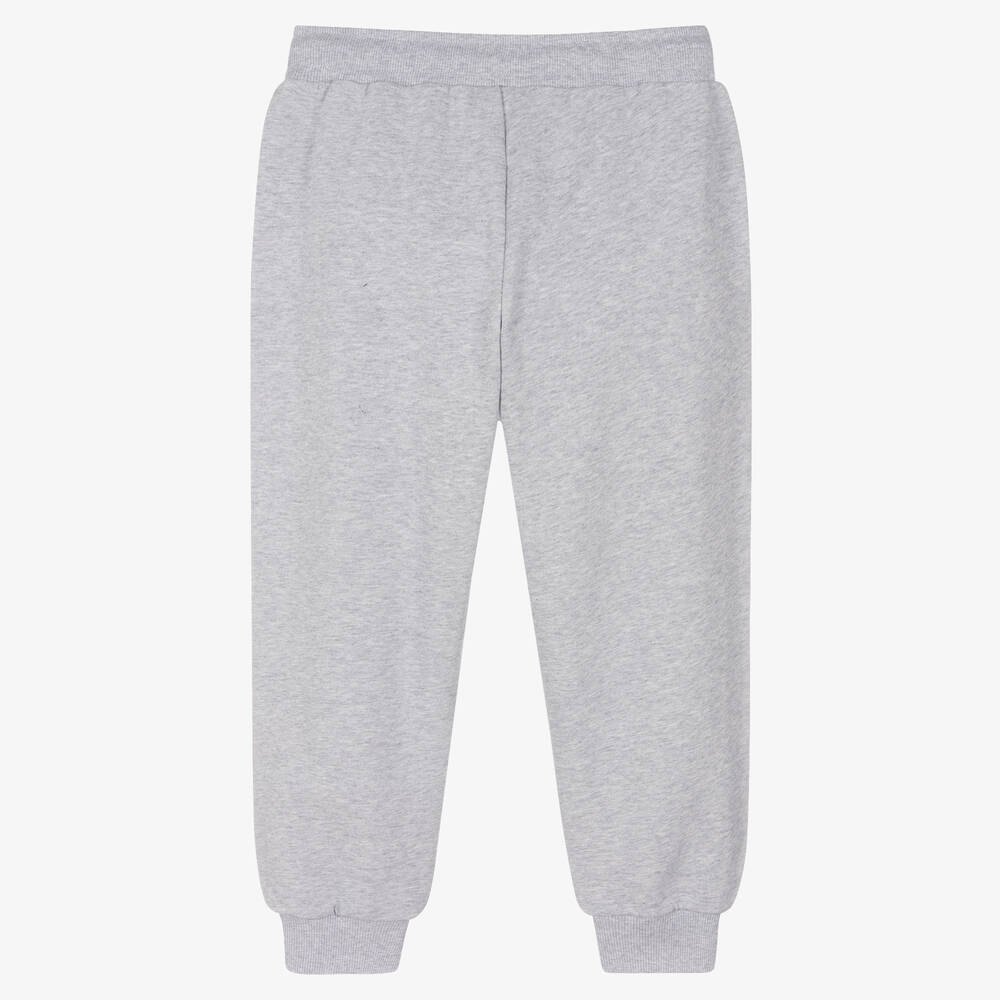 KENZO KIDS Teen Boys Grey Marl Logo Joggers