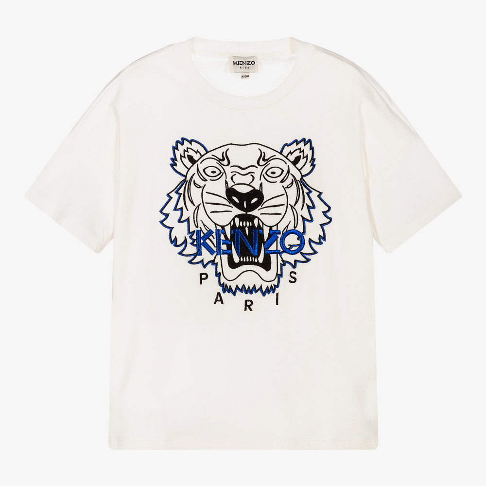 KENZO KIDS - T-shirt tigre ivoire Ado | Childrensalon