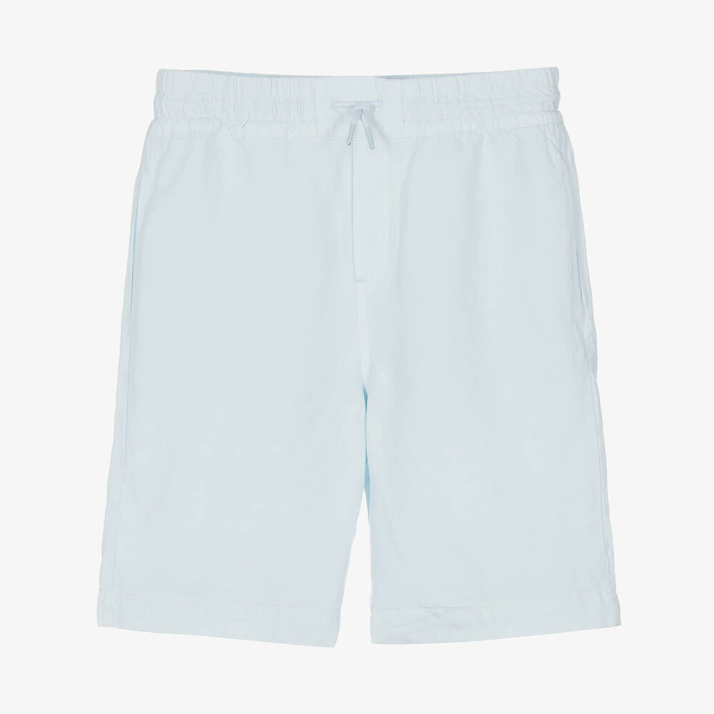 KENZO KIDS-Teen Boys Light Blue KOTORA Shorts | Childrensalon Outlet