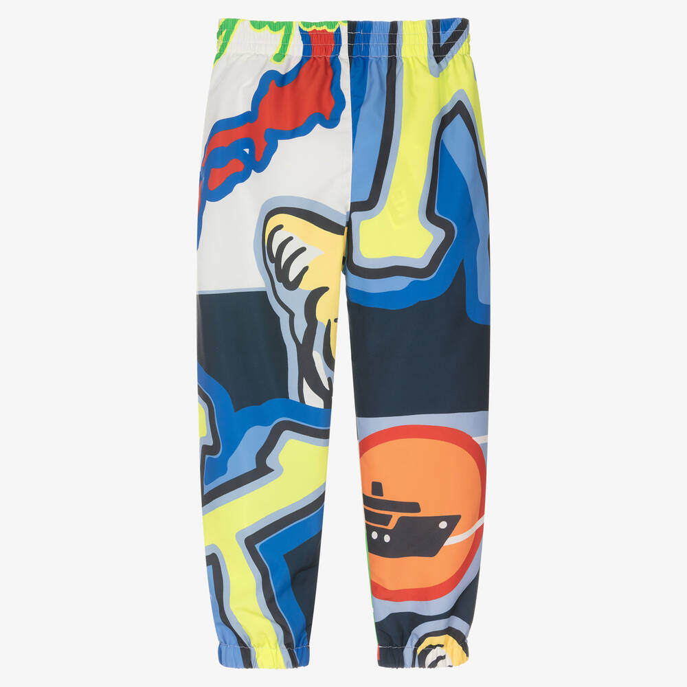 KENZO KIDS-Teen Boys Multicolour Logo Joggers | Childrensalon Outlet
