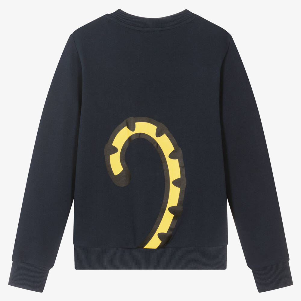KENZO KIDS-Синий хлопковый свитшот KOTORA | Childrensalon Outlet