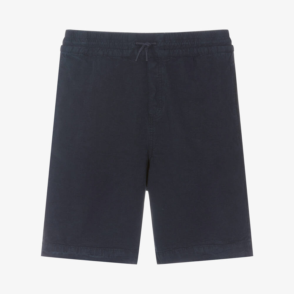 KENZO KIDS - Teen Boys Navy Blue KOTORA Shorts | Childrensalon