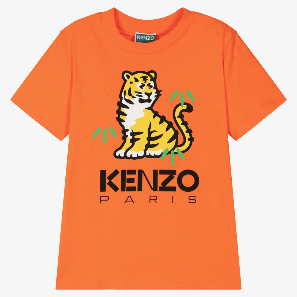 KENZO KIDS - Oranges Teen KOTORA T-Shirt (J) | Childrensalon
