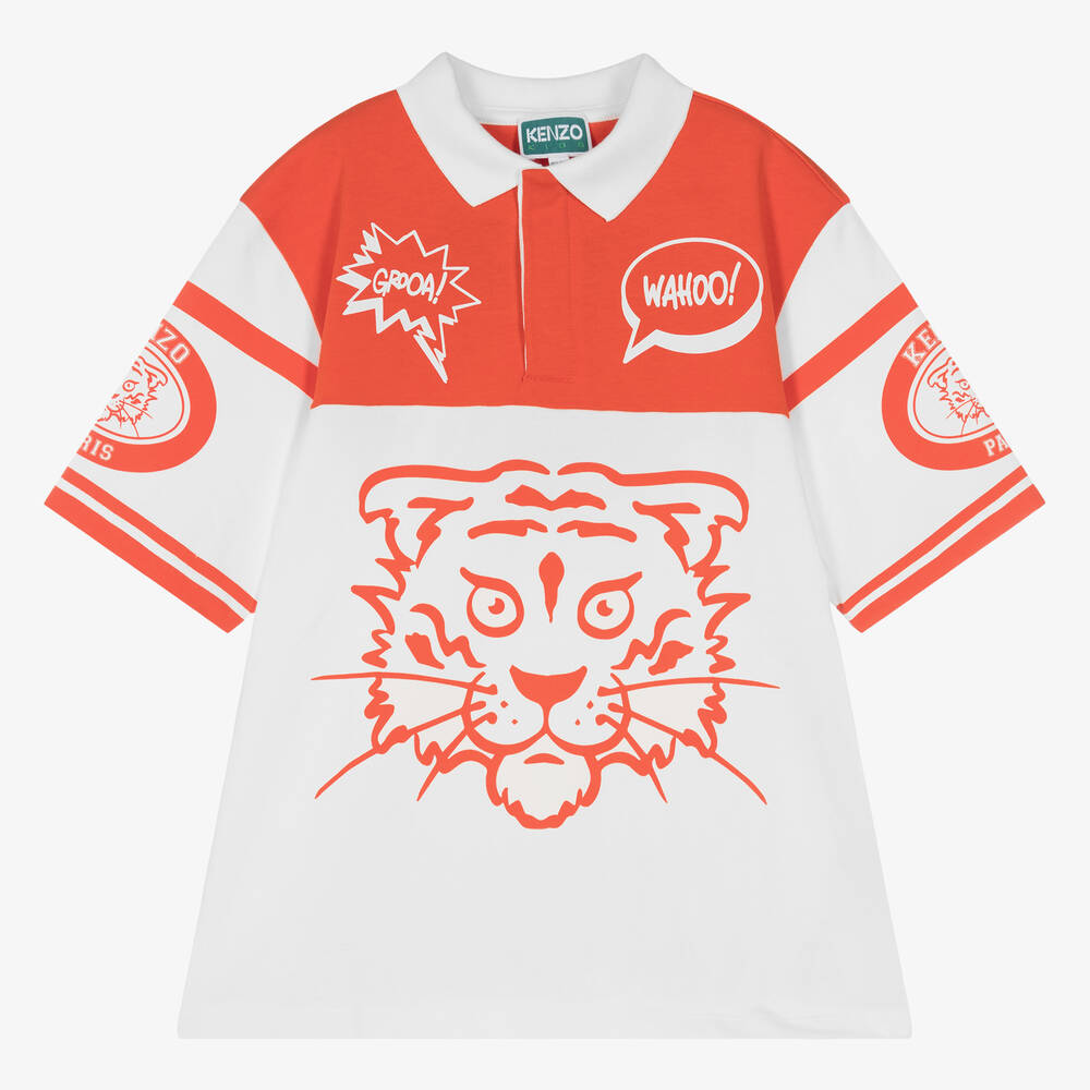 Red kenzo shirt on sale