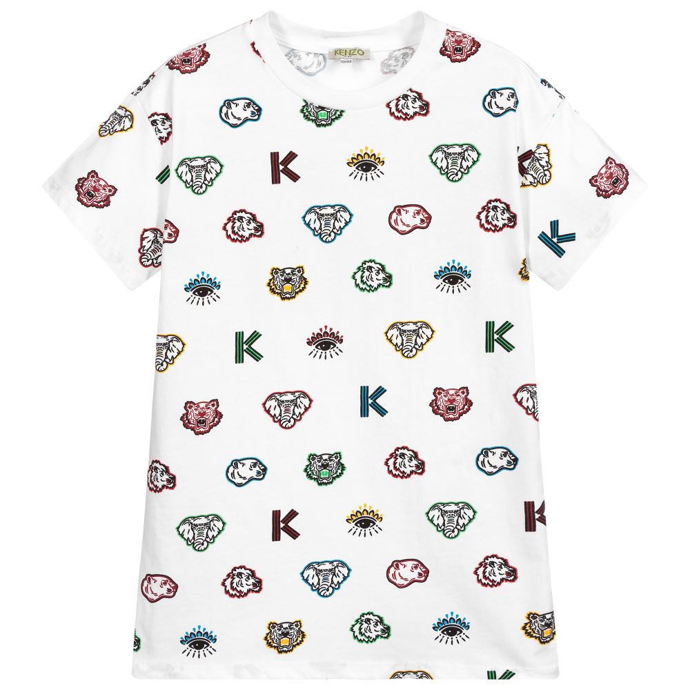 Kenzo t shirt multi icon deals