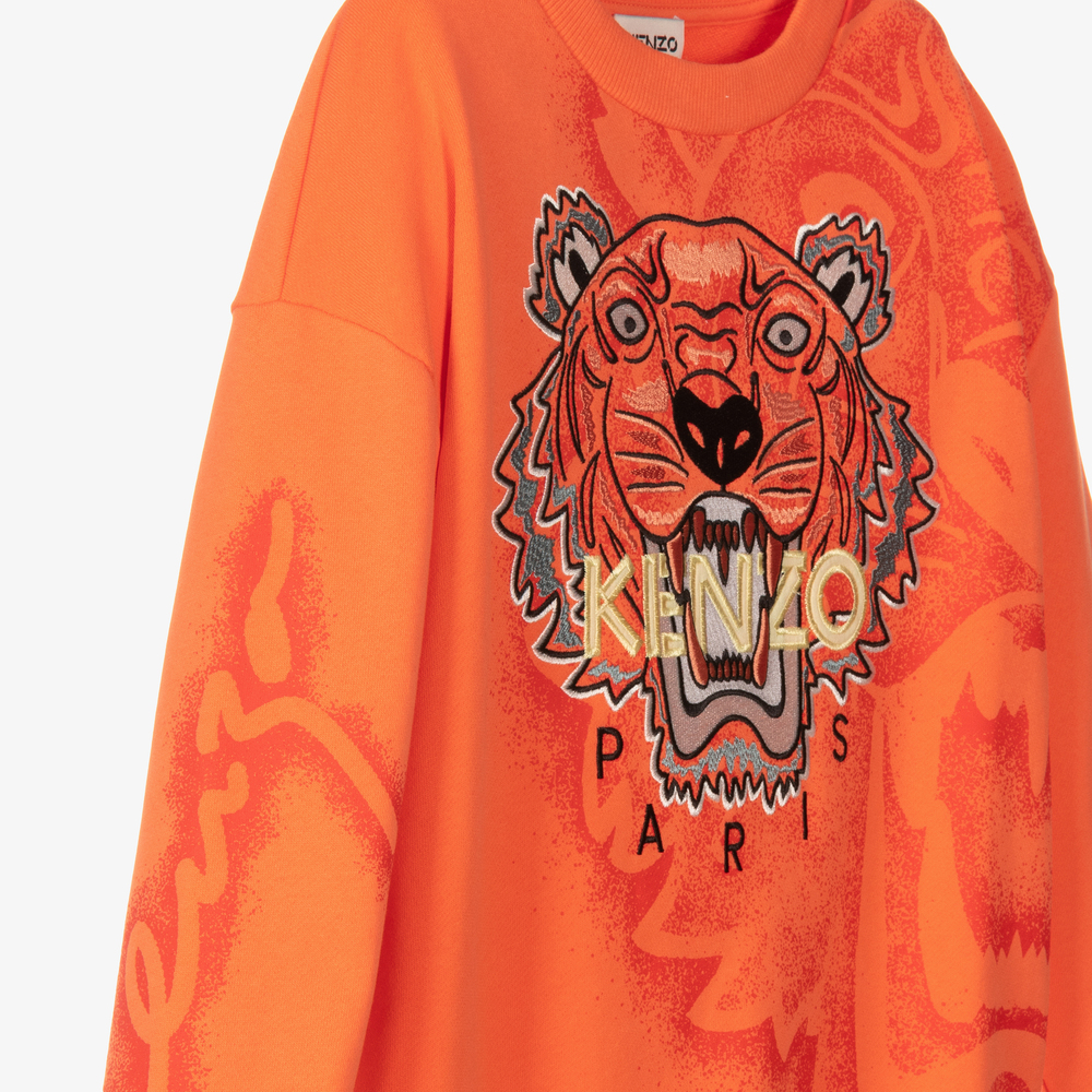 Kenzo tiger sweatshirt online red