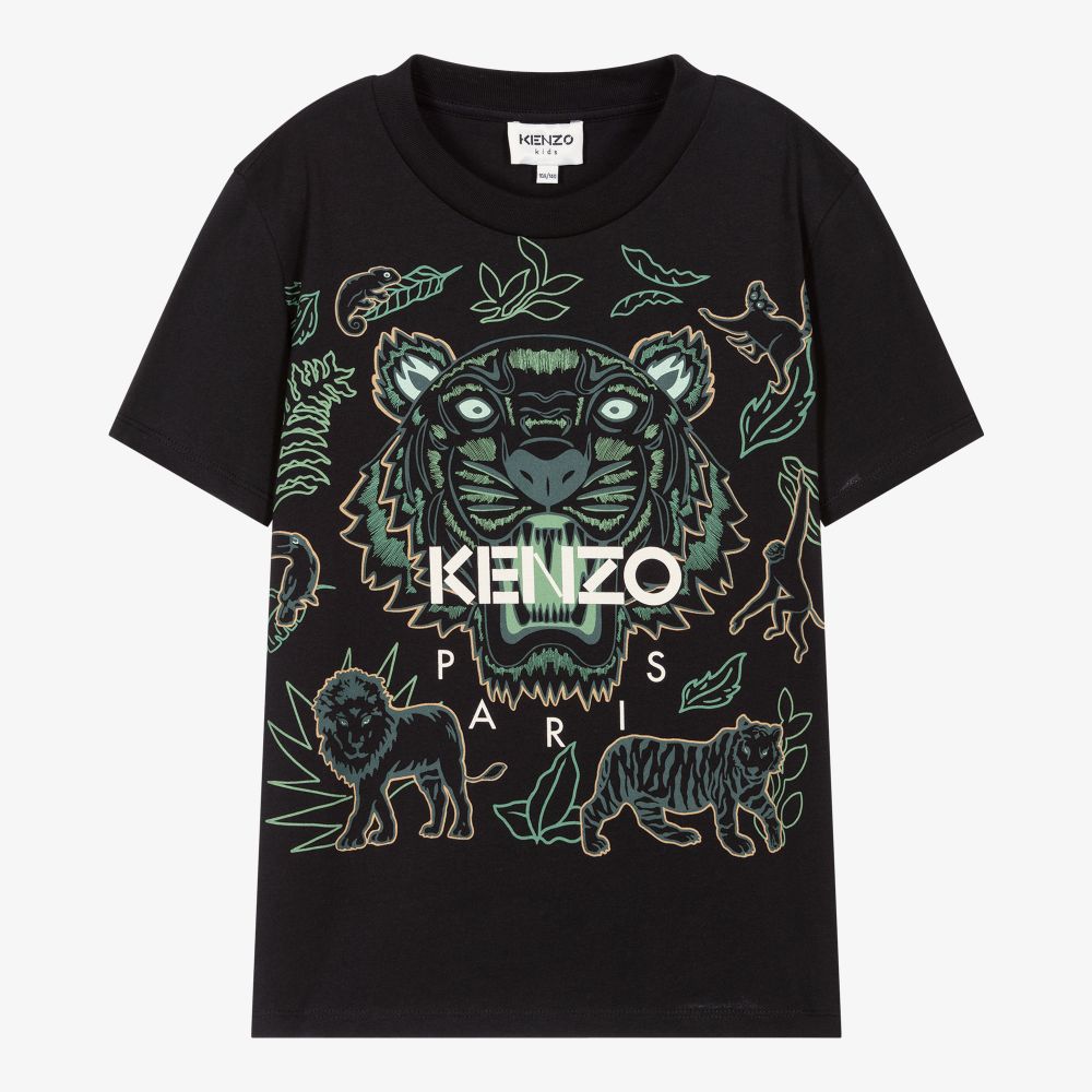 KENZO KIDS - Teen Cotton Tiger T-Shirt | Childrensalon
