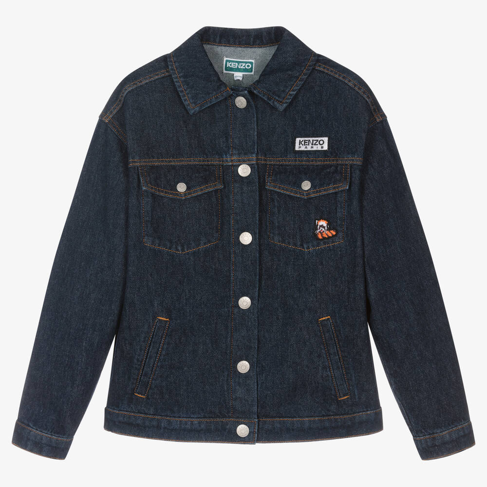 KENZO KIDS - Dunkelblaue Teen Jeansjacke | Childrensalon