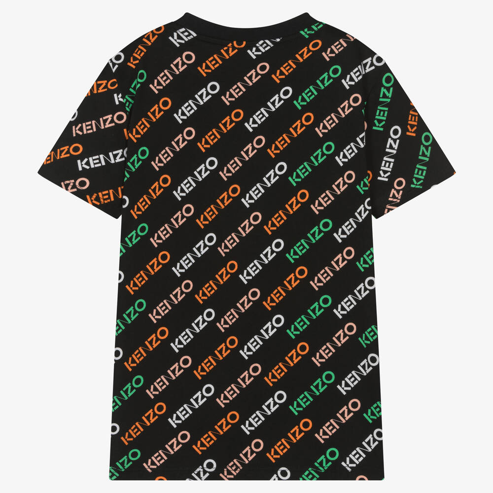 Kenzo t shirt black and white shop