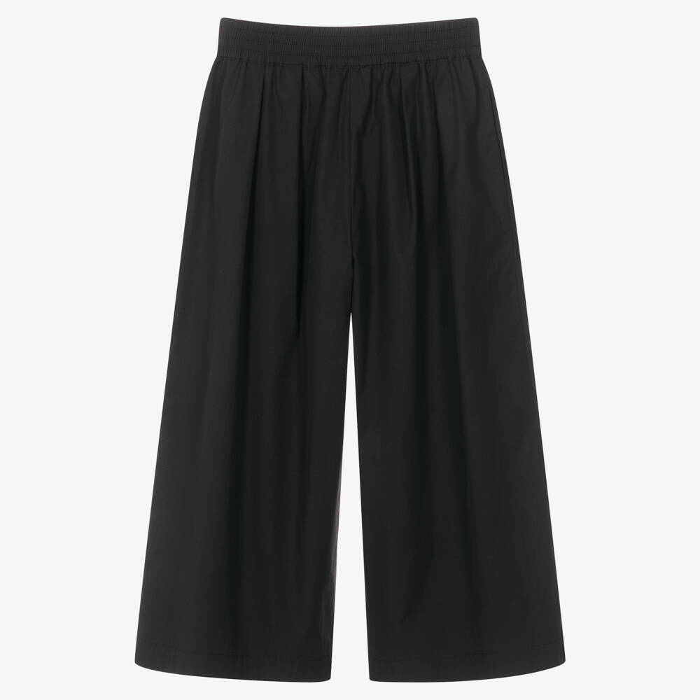 KENZO KIDS-Широкие черные брюки для девочек | Childrensalon Outlet