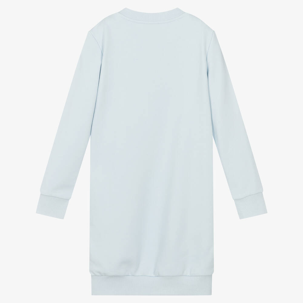 KENZO KIDS-Teen Girls Blue Logo Dress | Childrensalon Outlet