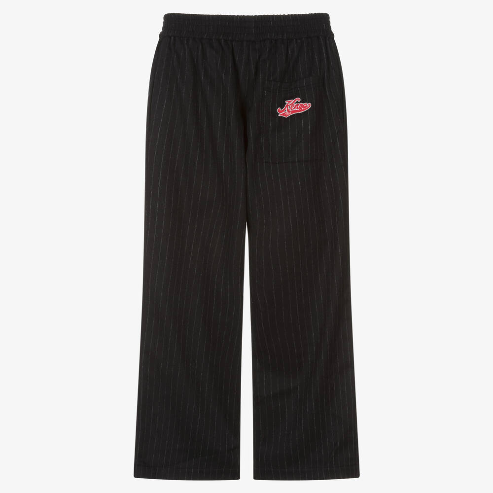 KENZO KIDS-Teen Girls Blue Stripe Trousers | Childrensalon Outlet