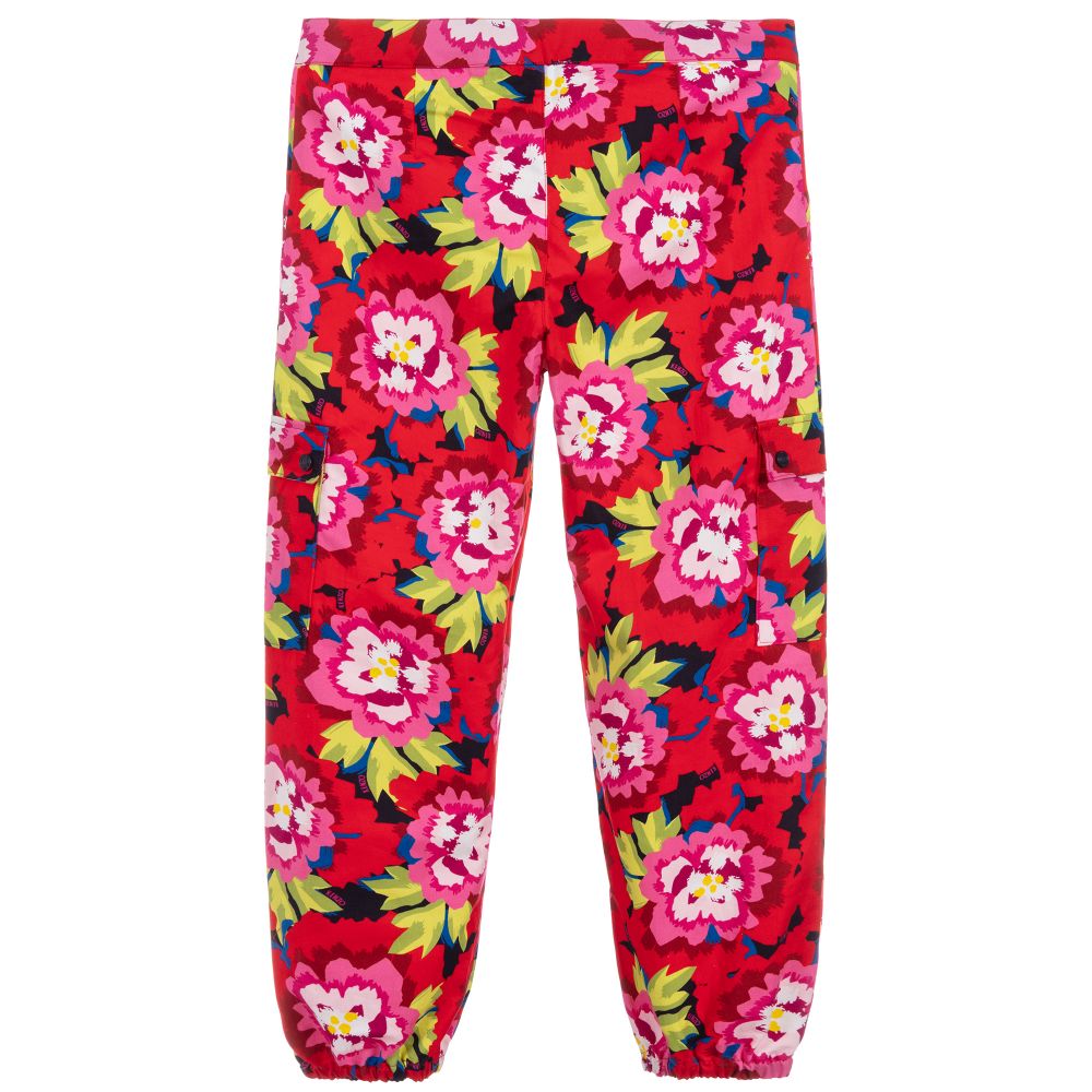 KENZO KIDS-Teen Girls Flower Trousers | Childrensalon Outlet