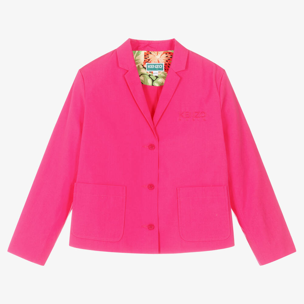 KENZO KIDS - Fuchsiafarbener Teen Blazer | Childrensalon