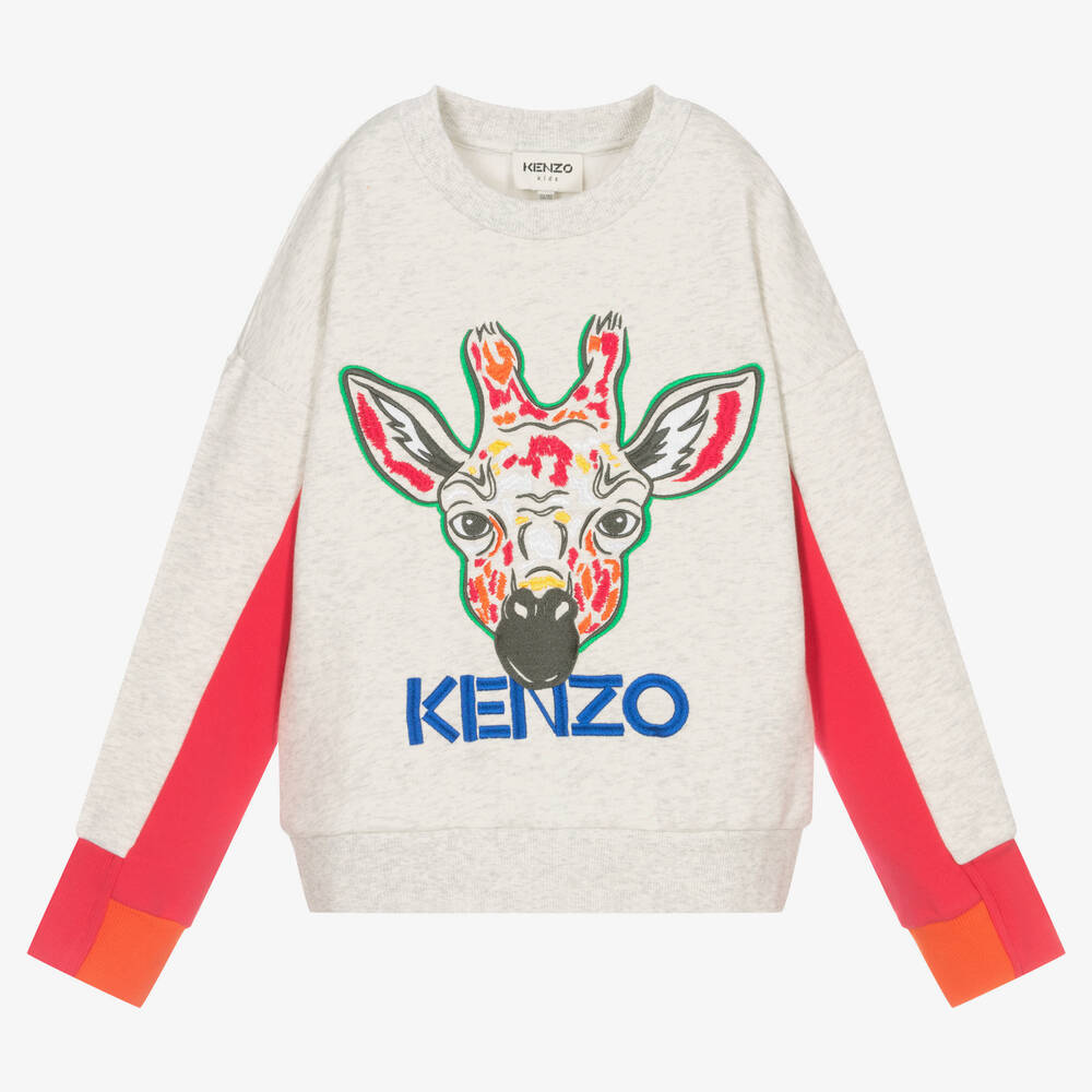 KENZO KIDS - Teen Giraffen-Sweatshirt (M) | Childrensalon