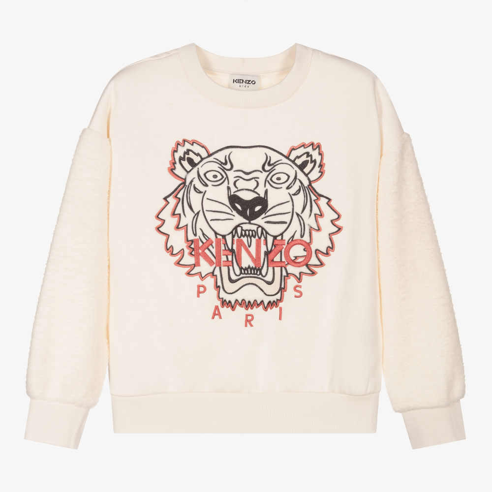 KENZO KIDS - Кремовый свитшот для подростков | Childrensalon