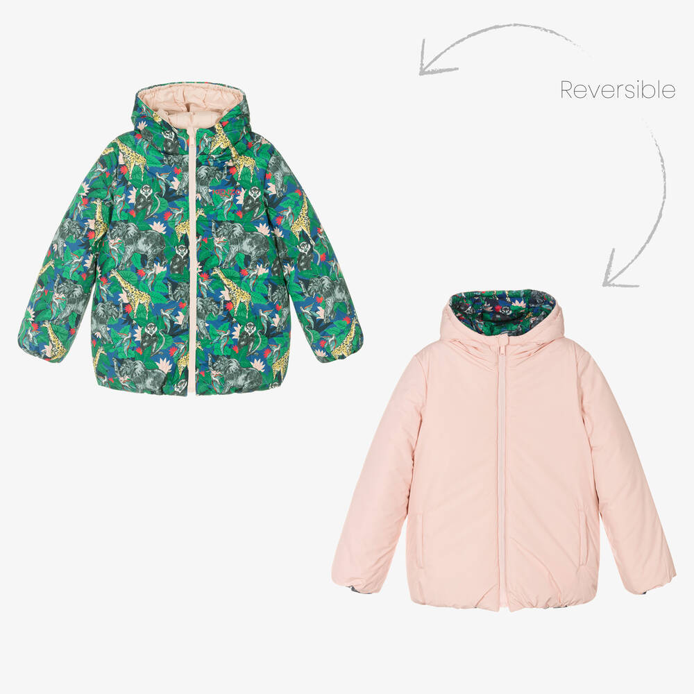 KENZO KIDS - Пуховик для девочек-подростков | Childrensalon