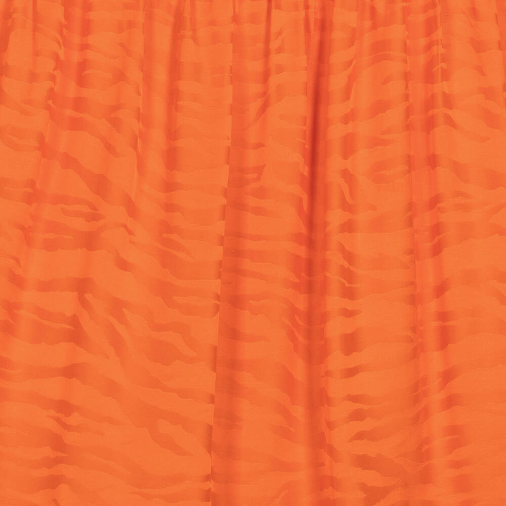 KENZO KIDS-Teen Girls Orange Tiger Stripe Dress | Childrensalon Outlet