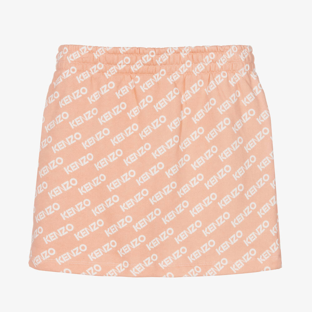 KENZO KIDS-Розовая юбка из хлопкового джерси для девочек-подростков | Childrensalon Outlet