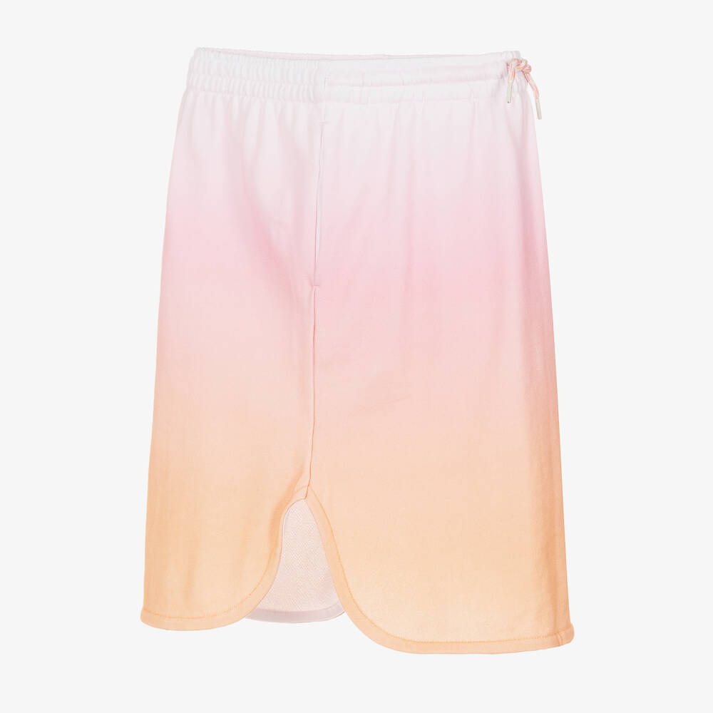 KENZO KIDS-Teen Girls Pink Cotton Logo Skirt  | Childrensalon Outlet