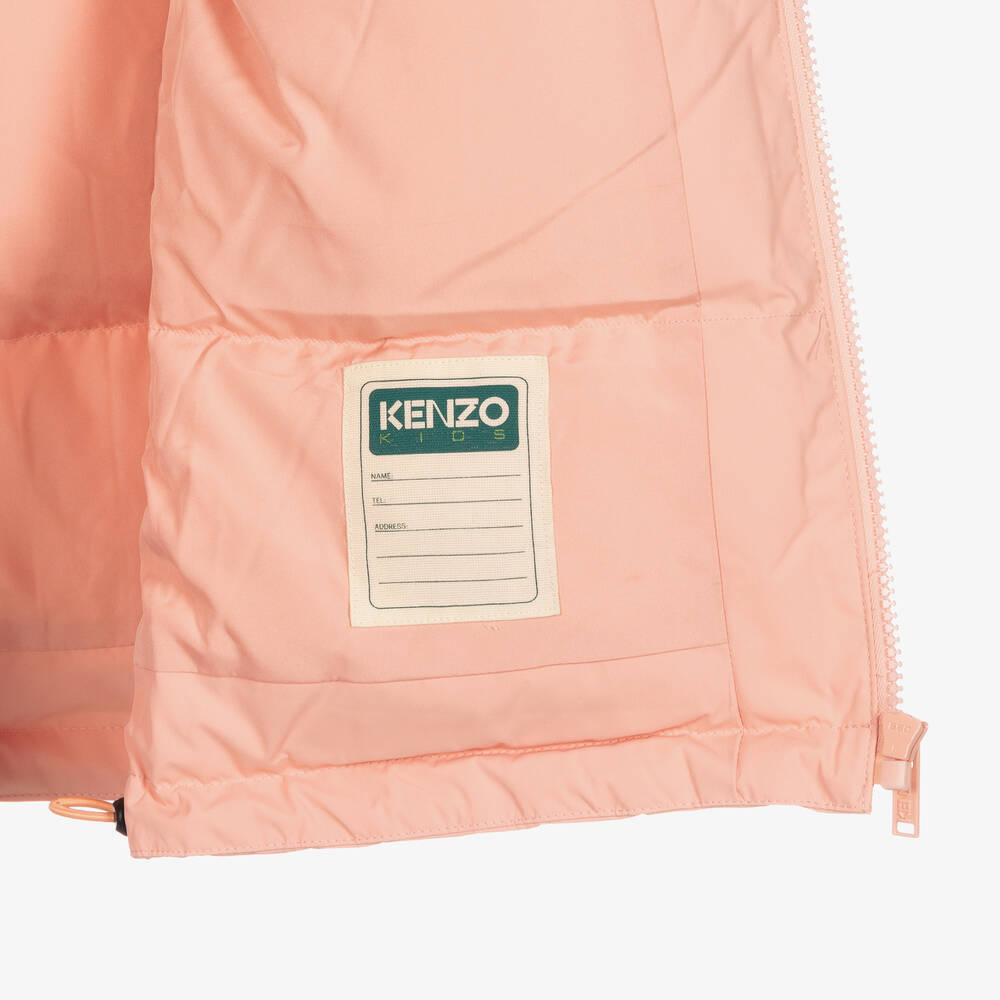 KENZO KIDS-Teen Girls Pink Down Puffer Jacket | Childrensalon Outlet