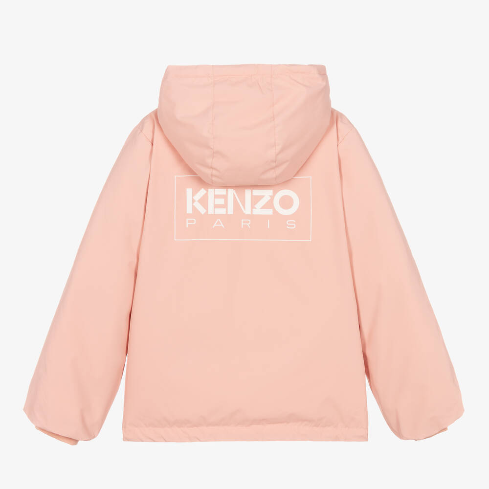 KENZO KIDS-Teen Girls Pink Down Puffer Jacket | Childrensalon Outlet