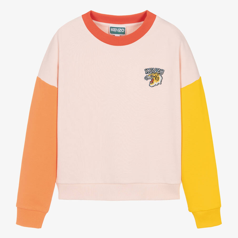 kenzo pink tiger sweatshirt