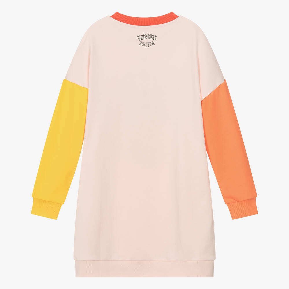 KENZO KIDS-Розовое платье с тигром для девочек-подростков | Childrensalon Outlet