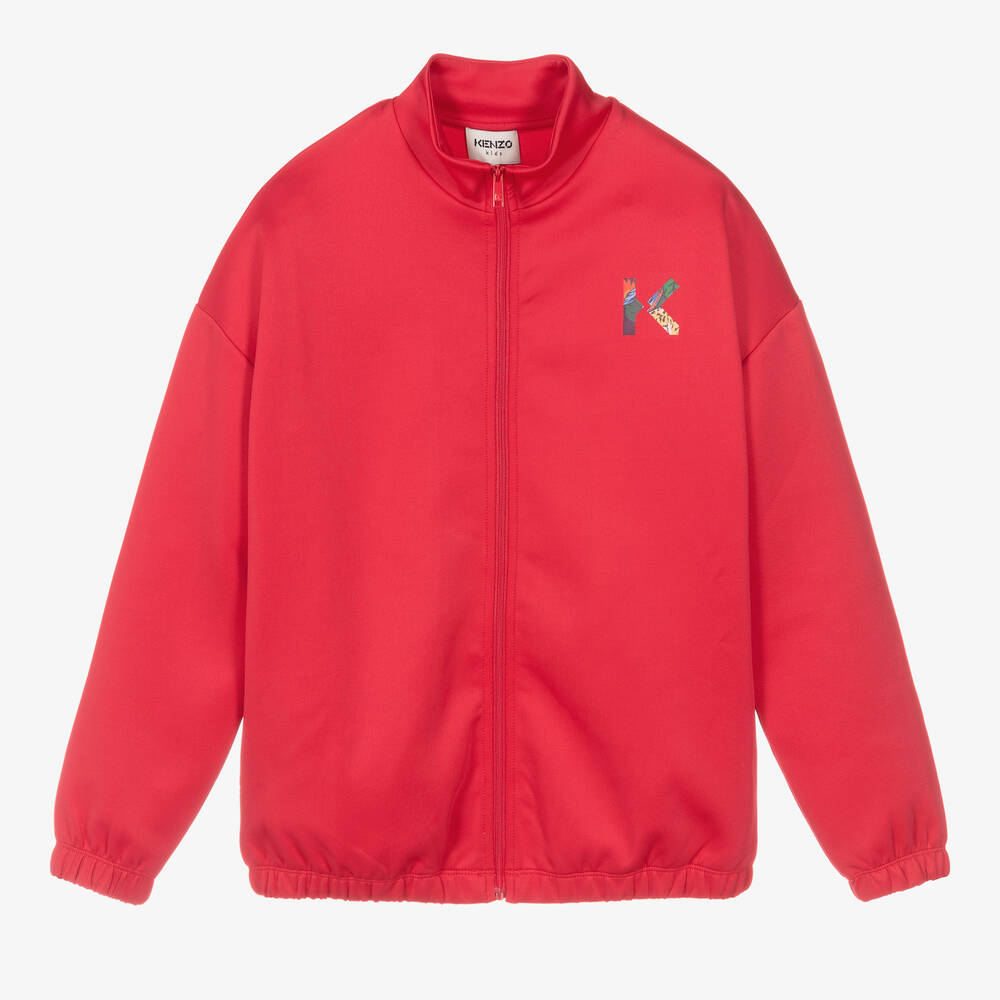 KENZO KIDS - Rosa Teen Reißverschlussjacke (M) | Childrensalon