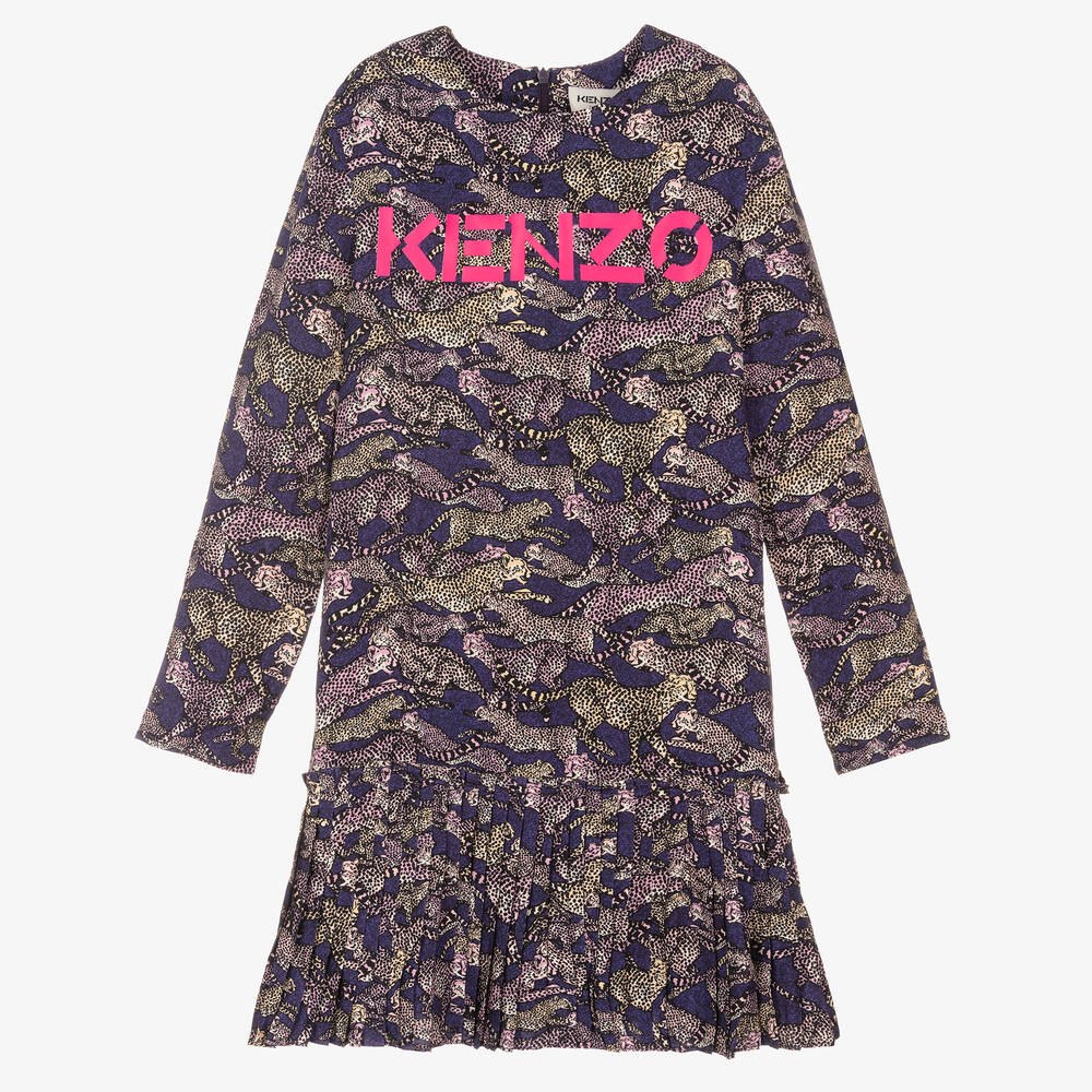 KENZO KIDS-Teen Girls Purple Dress | Childrensalon Outlet